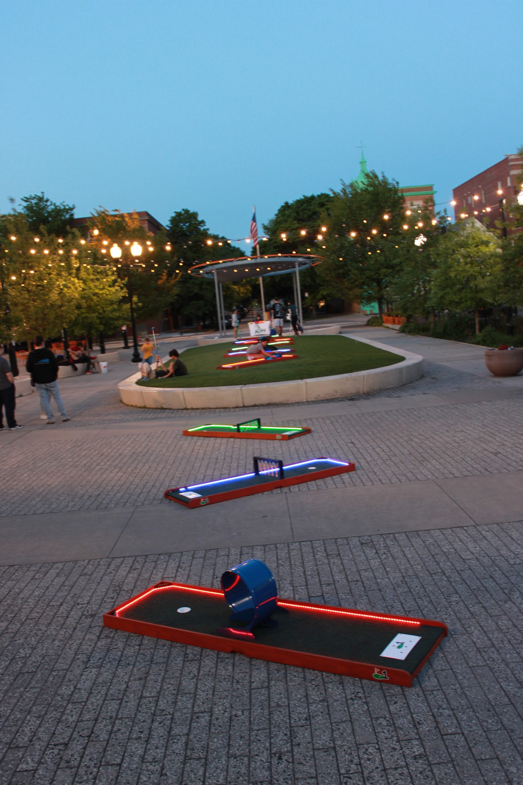 Chicago Putt Company mobile mini golf event